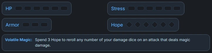 Vitals trackers example
